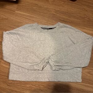 Calvin Klein Performance‎ Light Gray crop sweatshirt
